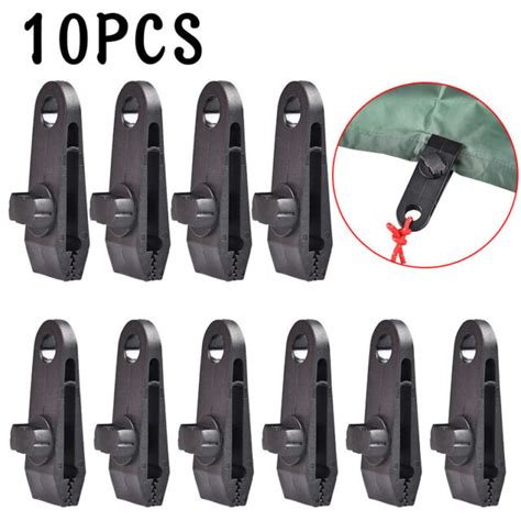 10 Pcs Heavy Duty Tarp Clips Clamps For Camping Canopies Tents Canvas
