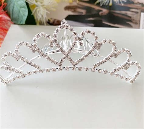 Silver Small Tiara Comb Flower Girl Ballet Etc Wedding Superstore