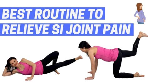 Si Joint Pain Pregnancy Exercises Follow Along For Si Joint Pain