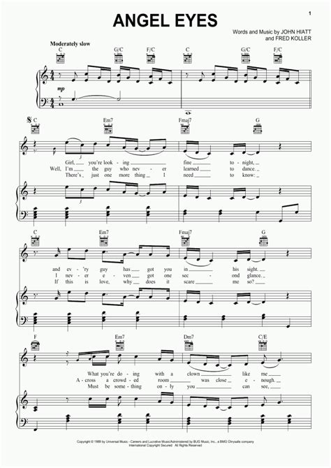 Angel Eyes Piano Sheet Music Onlinepianist