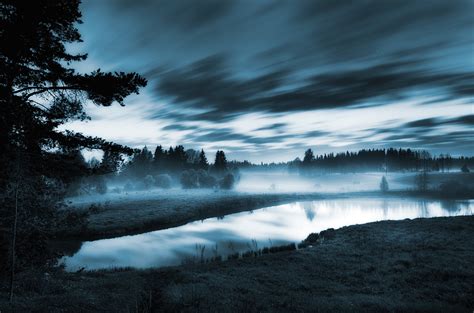 Night River By Mikkolagerstedt On Deviantart