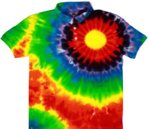 In this post browse through the different techniques and process of making. Sunburst Tie Dye Polo Shirt