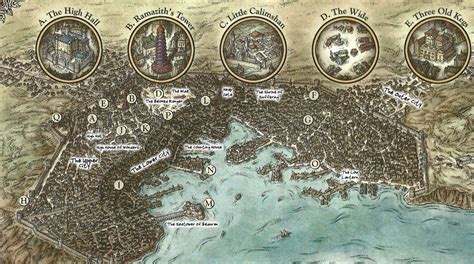 Baldurs Gate 1542×859 Rpg Cidade Mapa