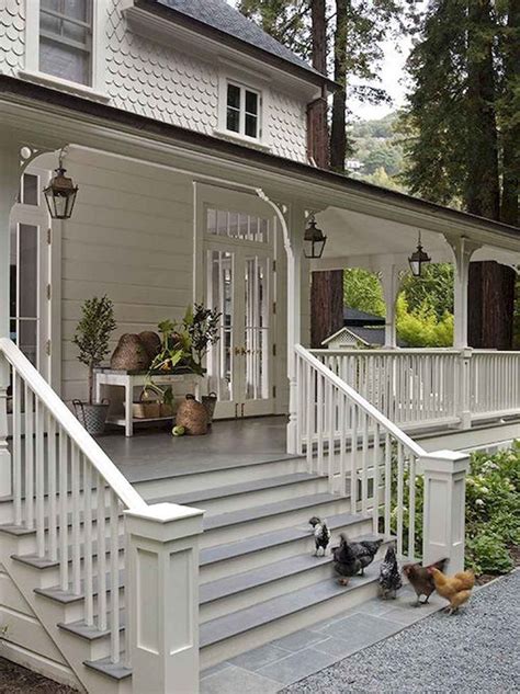 85 Fabulous Farmhouse Porch Decorating Ideas And Remodel Cottage