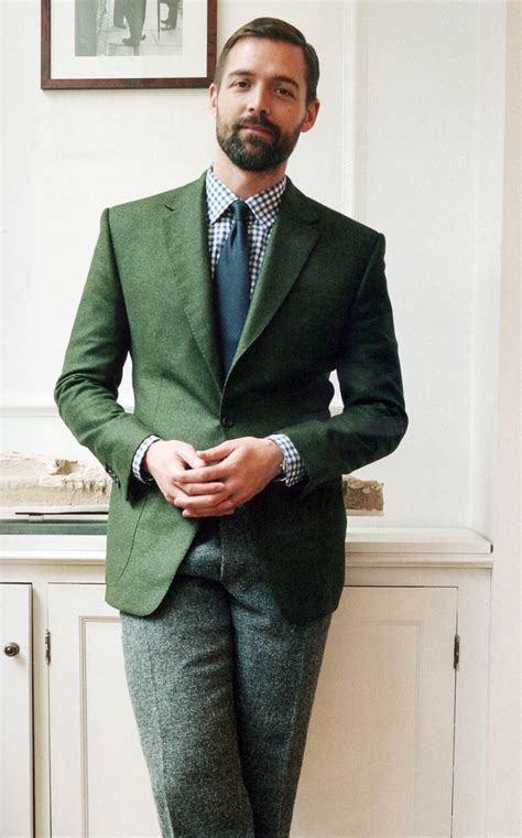 Love The Green Blazer Well Dressed Men Gentleman Style Gingham