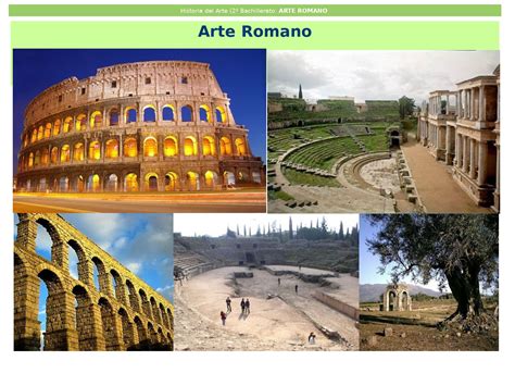 Arte Romano En Presentaciones Recursos De Geografía E Historia