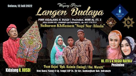 LIVE WAYANG KULIT PURWA LANGEN BUDAYA Parean Ilir Gg Sempit 12