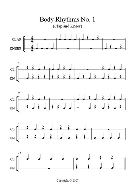 This Exercise Focusses On Reading Quarter Notes And Rests Using Two