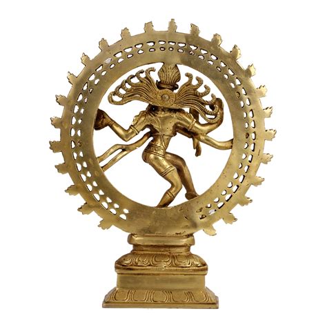 Brass Natraj Statue 34 Cm Big Dancing Shiva Statue Hindu Etsy