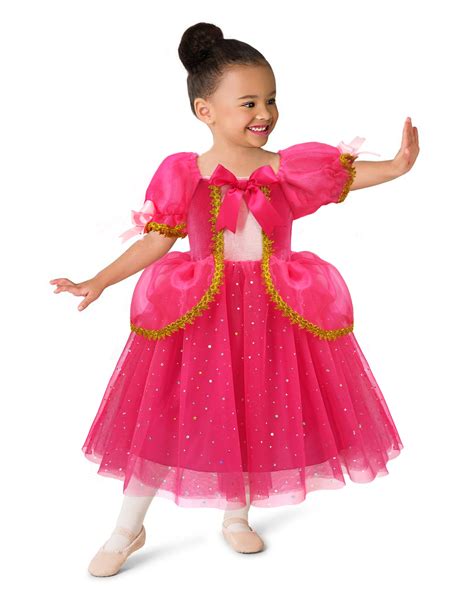 Cqdy Aurora Dress For Girls Sleeping Beauty Dress Toddler Pink Princess