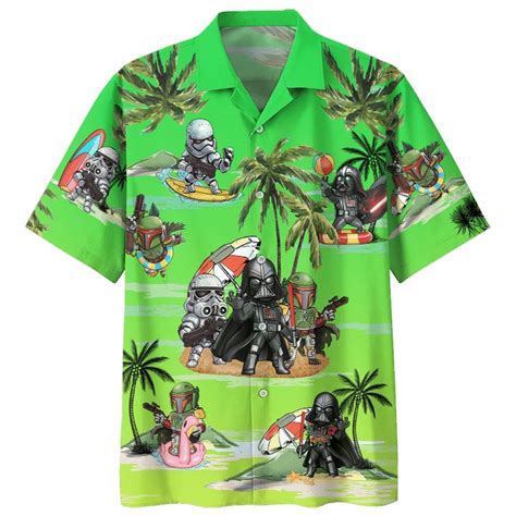 Darth Vader Summer Time 6 Print Hawaiian Shirt Teeruto