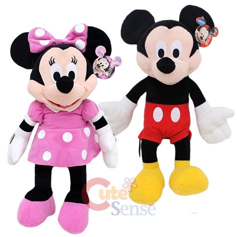 Disney Mickey And Minnie Mouse Plush Doll Club House 15 Set Ebay