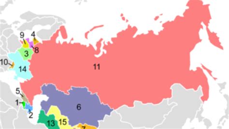 Map Of Soviet Union Before And After World Map