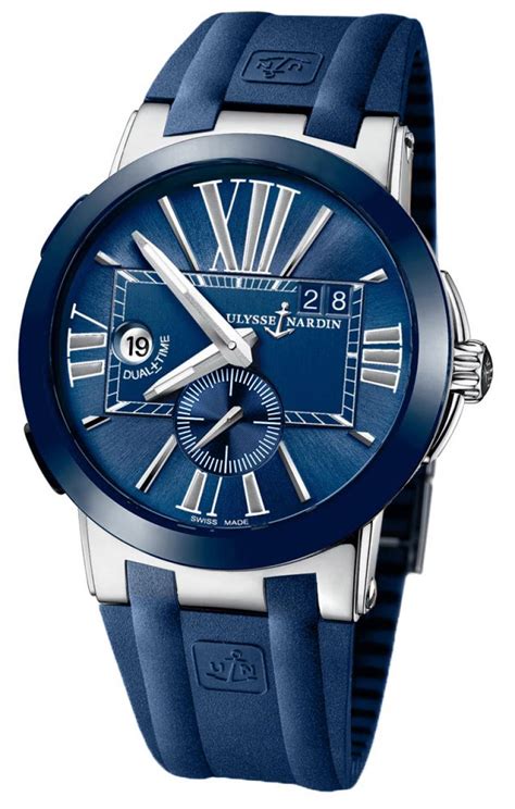 ulysse nardin 243 00 3 43 executive dual time 43mm цена за оригинал