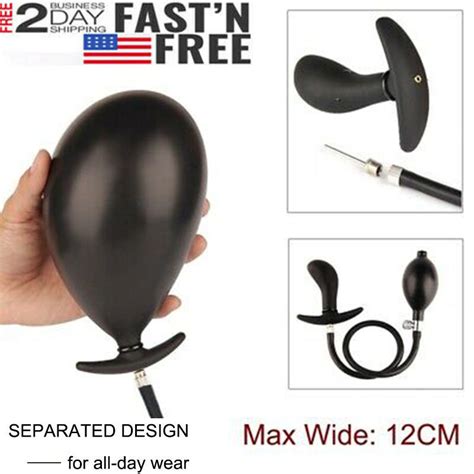 Extra Large Inflatable Butt Plug Extender Anal Plug Silicone Huge