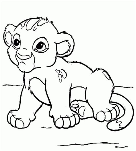 It is a story about a young african lion named simba who overcomes several obstacles to claim his place as hope you liked our collection of free printable lion king coloring pages. Free Printable Simba Coloring Pages For Kids