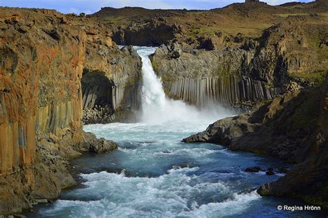 Aldeyjarfoss Waterfall In North Iceland In Extraordinary