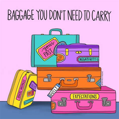 So i diverted from expectations of others and self to expectations of love and nurturance and acceptance from our hp. ☺️ Set down the baggage you don't need to carry. | Baggage, Positivity, Life