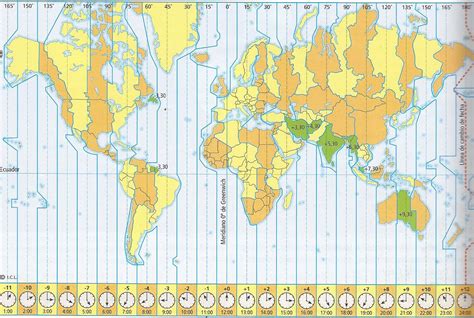 Cómo se calculan los husos horarios, qué hora es en cada parte del mundo. Geografía e Historia: Actividad interactiva. Husos horarios