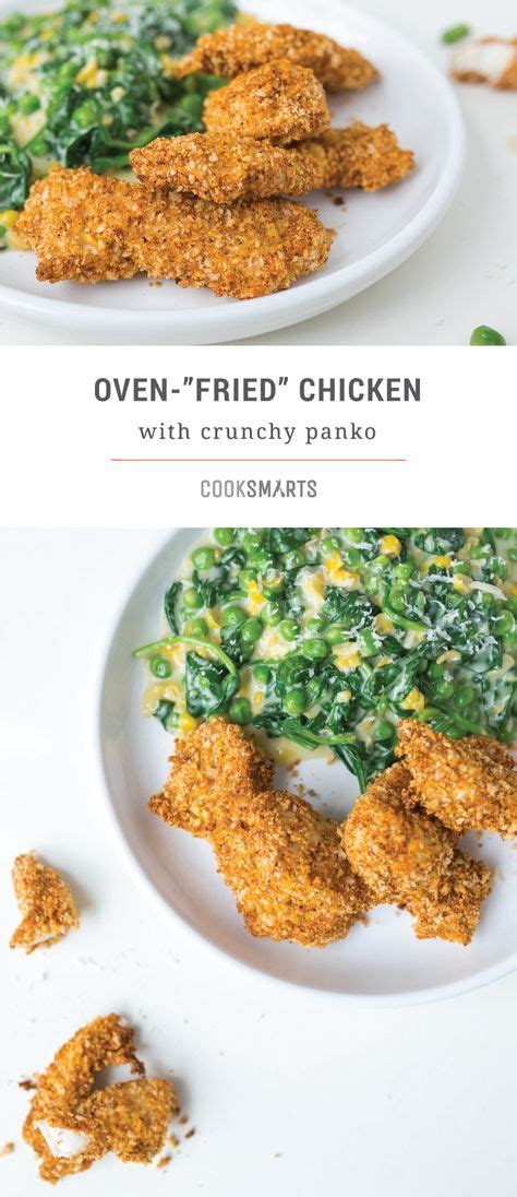 Try this panko chicken recipe, or contribute your own. Panko-Crusted Oven-'Fried' Chicken | Recipe (With images) | Baked fried chicken, Fries in the ...