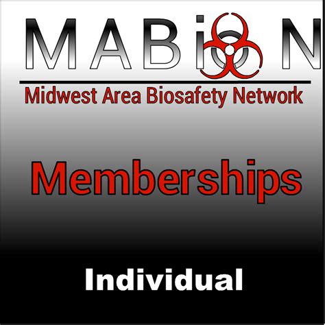 Individual Mabion Membership Variable Period Midwest Area Biosafety