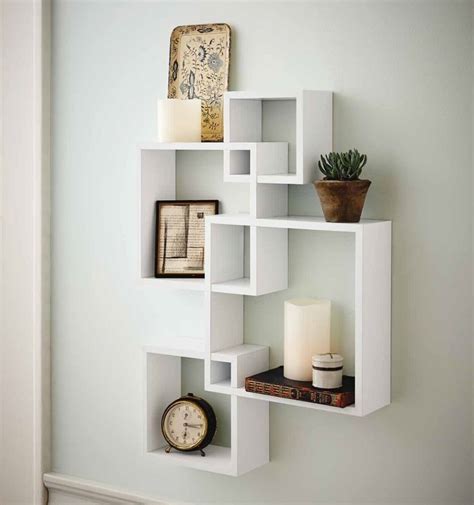 There are affiliate links in this post. Cube Wall Shelf Intersecting Boxes Shelves Decor Floating ...