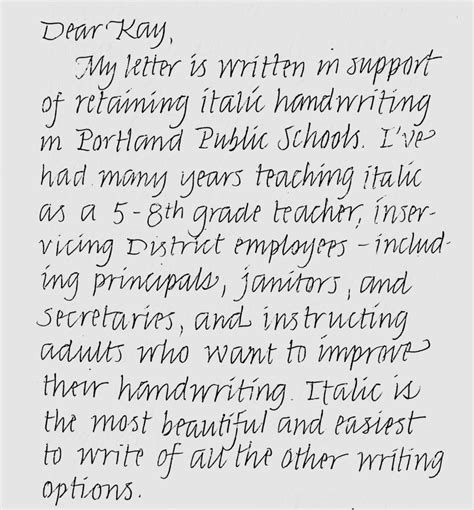 Italic Examples Handwriting Success Handwriting Examples