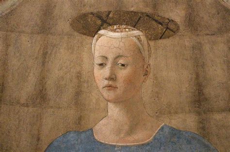 Piero Della Francesca Madonna Del Parto Detail Detached Fresco 203