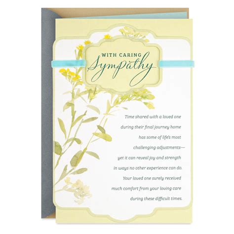 Your Loving Care Religious Sympathy Card Ann S Hallmark And Creative