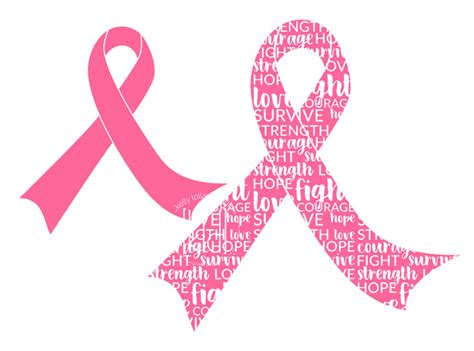 Freebie Friday | Breast Cancer Awareness Ribbon SVG Files - Kelly