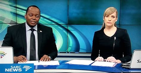 Sabc 1 Xhosa News Readers Tv With Thinus Siki Mgabadelis New
