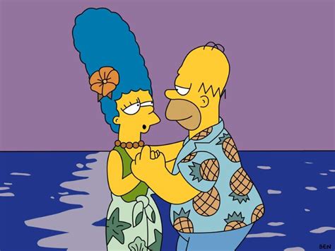 Marge y Homer Proporcionado por Los Principales España Los simpson Los simpsons Fondos