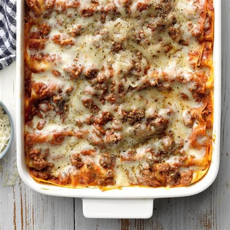 Perfect Four Cheese Lasagna Recipe How To Make It Taste Of Home