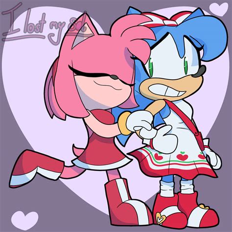 Femsonic And Amy By Solscribbles29 On Deviantart