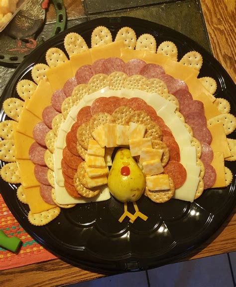 Meat Cheese And Cracker Turkey Platter Picture Only Turkey