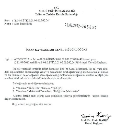 Bağlı i̇l dışı yer değiştirme harcırah dilekçesi örneğini aşağıda süre sayımının sonunda belirecek olan linke tıklayarak indirebilirsiniz. MEB'den 'acil' kodlu yeni alan değişikliği yazısı ...