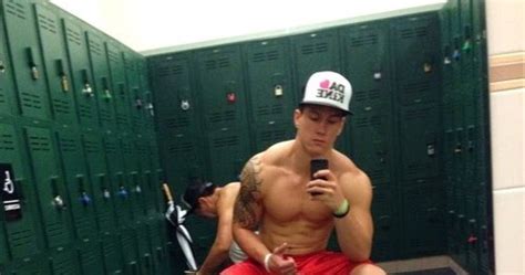 Athletic Supporter Locker Room Selfie