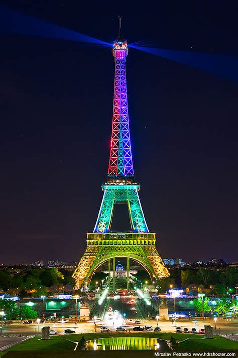 The Colorful Eiffel Tower Hdrshooter