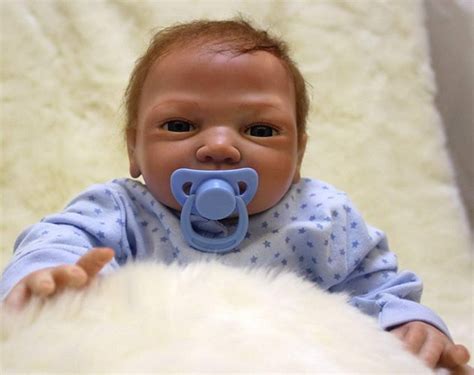 Ziyiui Reborn Baby Dolls Boys 20 Inch 50cm Soft Silicone Vinyl Full