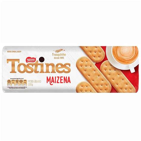Bolacha Maizena Tostines Nestl G Mercearia Snacks Biscoitos E