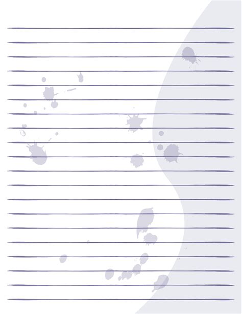Printable Handwriting Paper Templates With Lines