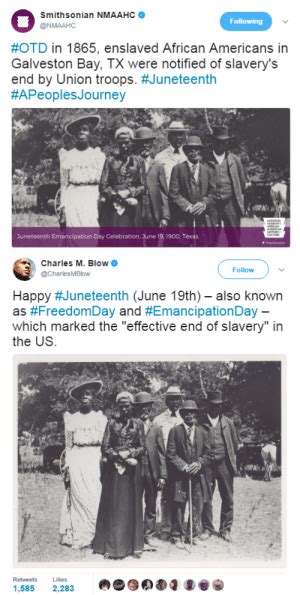 Smithsonian Nmaahc Following Otd In 1865 Enslaved African Americans In