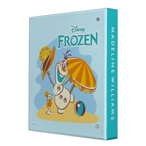 Create Your Own Binder Binder Design Disney Frozen Elsa