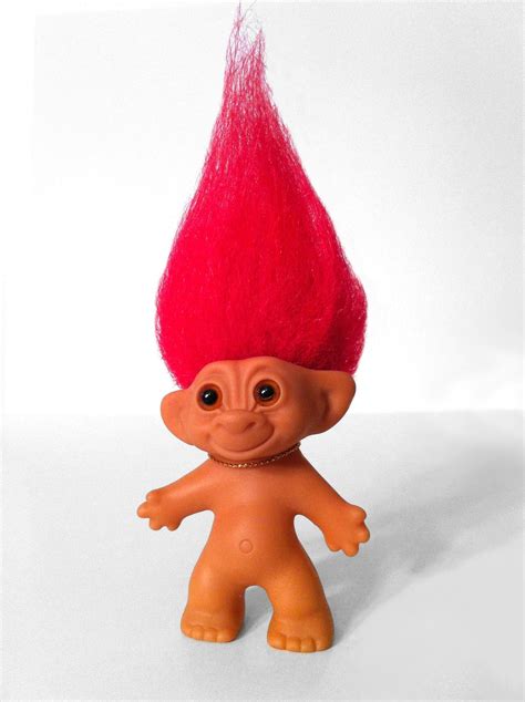 Original Wishnik Troll Doll Red Hair