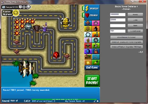 free unblocked games bloons tower defense 5