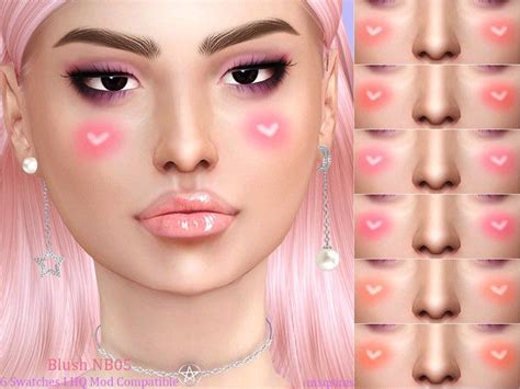 Msqsims Blush Nb05 The Sims 4 Skin Sims 4 Body Mods Sims 4 Cc Makeup