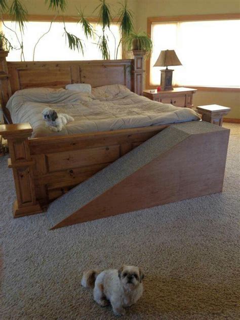 Pin By Irene C On Lovin It Dog Steps For Bed Dog Ramp For Stairs