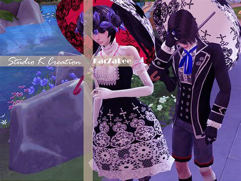 Studio K Creation Bloody Lilith Lolita Outfit Sims 4