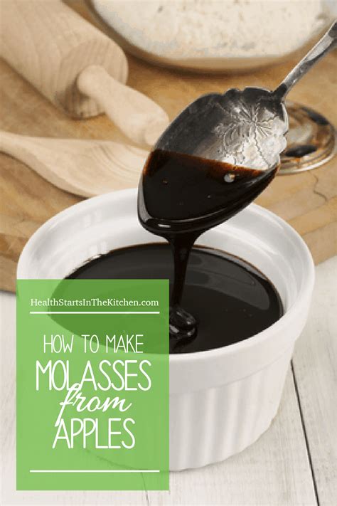 How To Make Homemade Apple Molasses Health Starts In The Kitchen