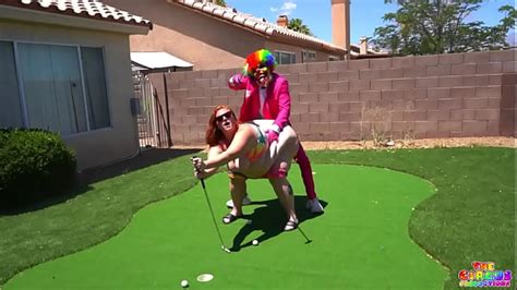 julie ginger beat gibby the clown in a game of mini golf and this happened xxx videos porno